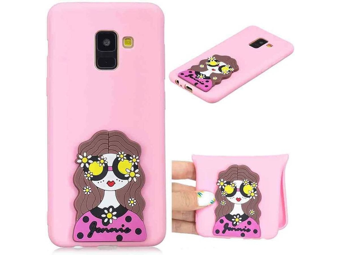 Capa Samsung Galaxy A8 Plus 2018 HONGWE. Desenhos animados
