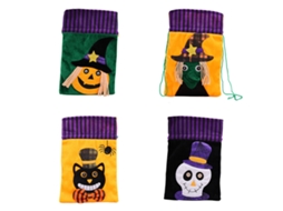 VYLARA Sacos De Doces De Halloween Personalizados, Sacos Reutilizáveis Para Doces Ou Travessuras, Ideais Para Suprimentos E Presentes Para Festas De Hallowee