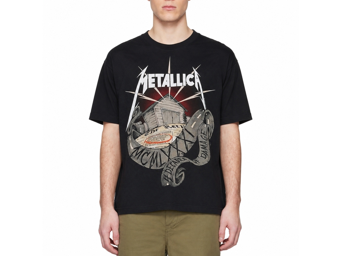 Metallica 40th Anniversary Garage T-shirt Classic Unisex Adults Size:s