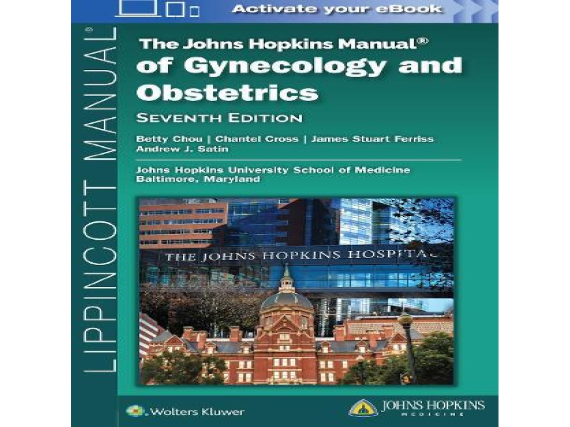 Livro The Johns Hopkins Manual of Gynecology and Obstetrics de Betty Chou (Inglês)