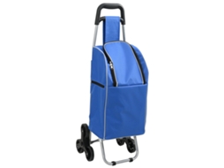 Carrinho De Compras Isolado Compacto Vidaxl Azul Aço (96x36x30cm)
