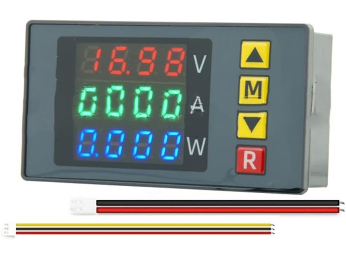 Voltímetro E Amperímetro Digital Led De 0 A 100v 10a 1000w