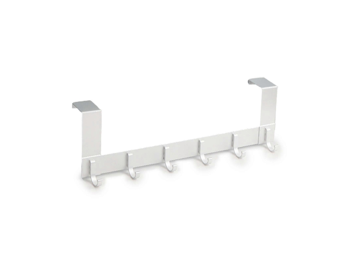 Ganchos Para Casacos De Alumínio 35 45mm Sem Furar Yujia Para Porta 6 Ganchos