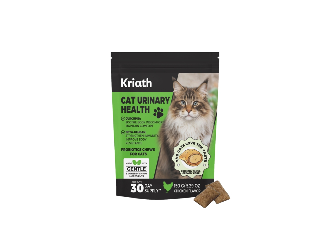 Tábules Probióticos Masticáveis para Gatos Kriath