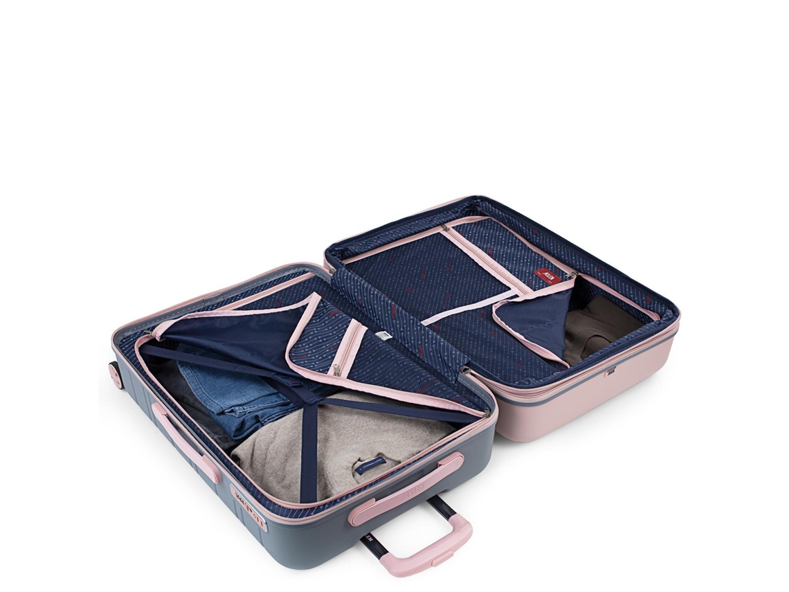 Mala de Viagem Média JASLEN San Marino Extensível Rosa (78 L)
