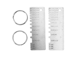Medidor de espessura Primerox para chapas metálicas em aço inox