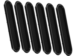 Conjunto De 6 Peças De Grelhas De Ventilação Ovais Para Armários, Cozinhas, Banheiros E Pias.