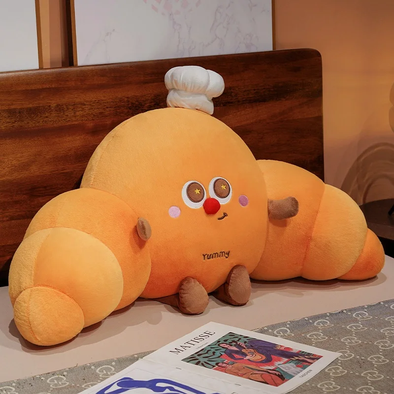 Almofada Adulta em Formato de Croissant , Macia e Confortável. MDUG (65 Cm)