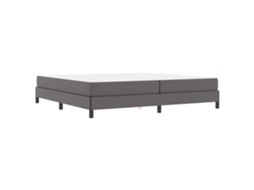 Conjunto 1 Estrutura Da Cama Vidaxl Cinzento Tecido (200 X 200 Cm)