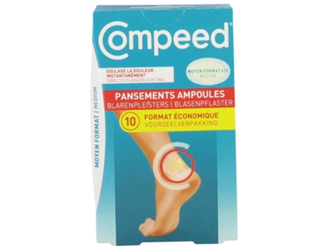 Cura para Bolhas Médias 10 Curativos COMPEED
