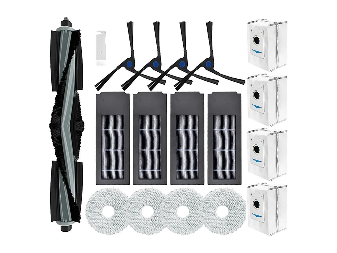 Para aspirador robô Ecovacs Deebot com escovas, filtro HEPA, pano e sacos | S/MARCA