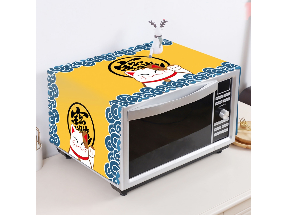 Toalha de Cobertura para Microondas e Forno À Prova de Óleo Poeira Nórdico 35x100cm S/MARCA