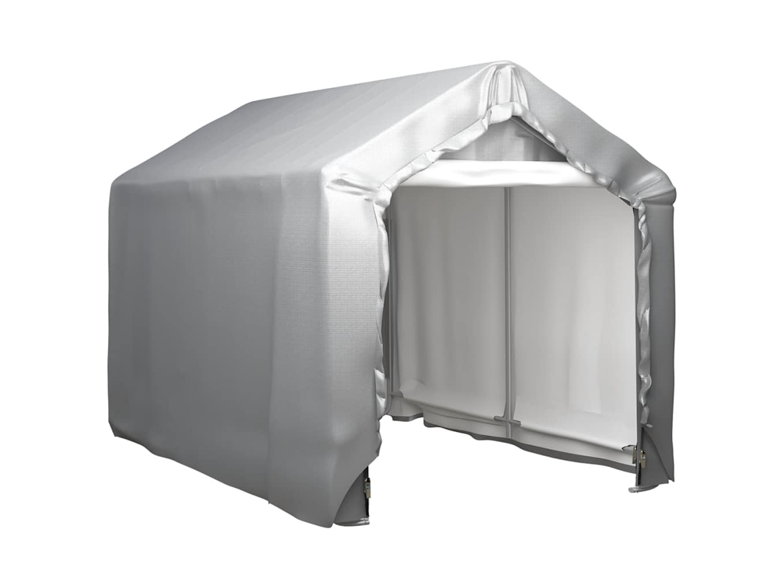 Vidaxl Tenda De Armazenamento 180x300 Cm Aço Cinzento