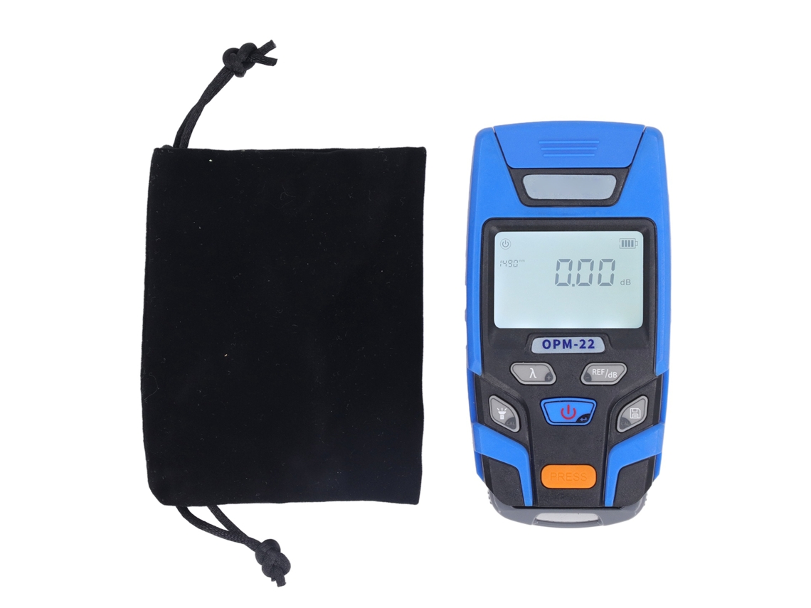 Medidor De Potência Óptica Fibra Óptica -70 A +6dbm 7 Comprimentos De Onda