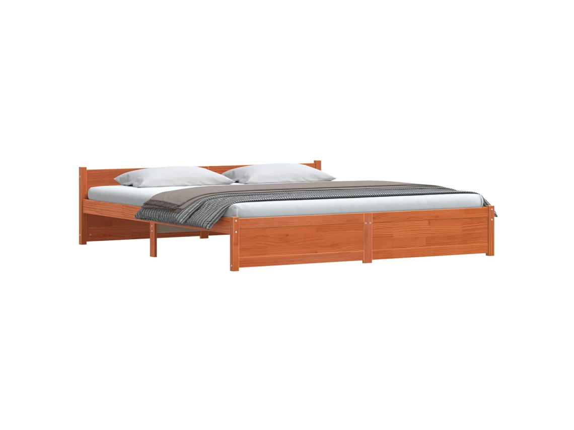 Estrutura da Cama Marrom Cera 205.5 X 95.5 X 51 Cm MAISON EXCLUSIVE