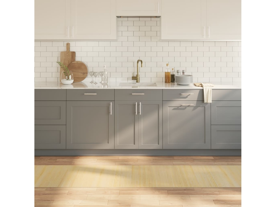 Vidaxl Tapete Retangular 60x500 Cm Bambu Cor Natural Clara