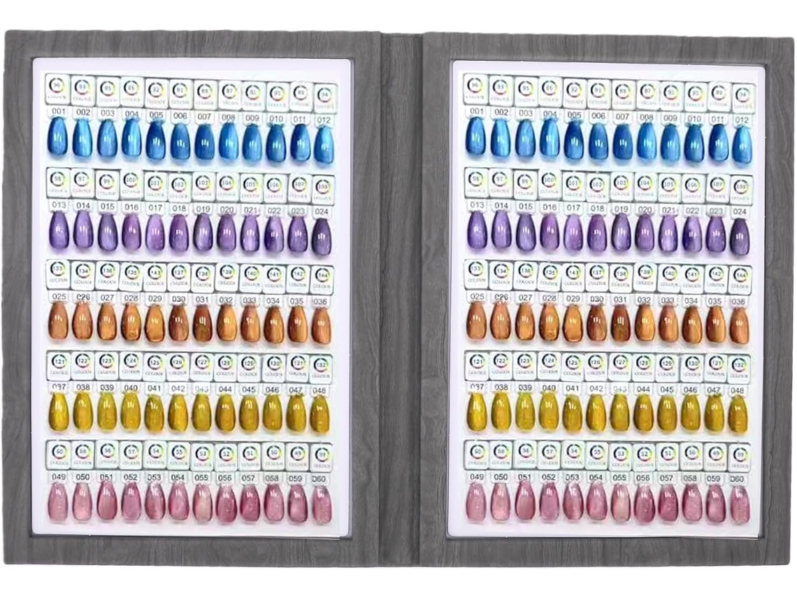 Catálogo de Amostras de Esmaltes Magnético com 180 Pontas (180 SFUSHOS