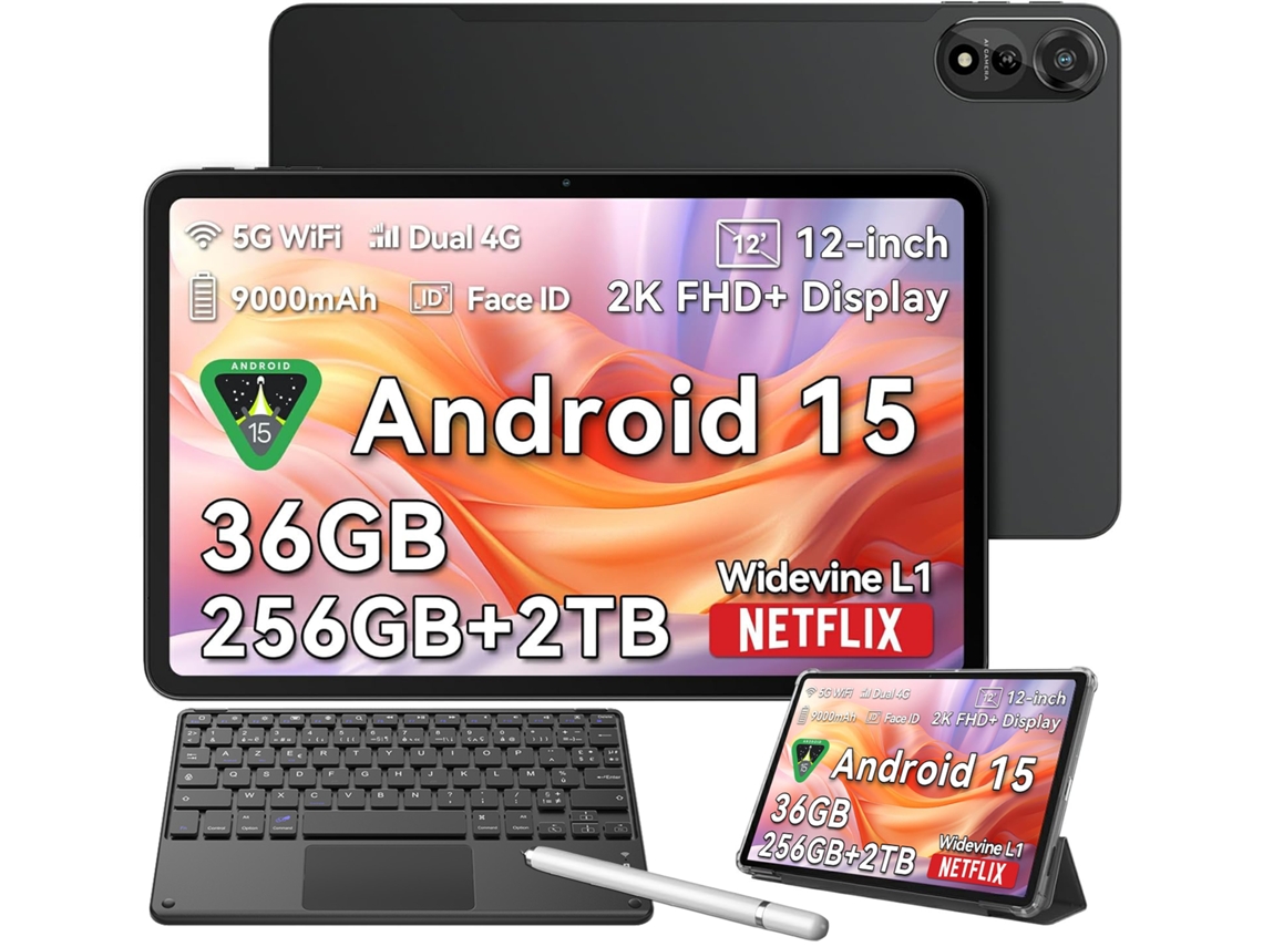 Tablet BLACKVIEW Mega2 Teclado (11.97'' 36 Gb 256 Gb Cinza)
