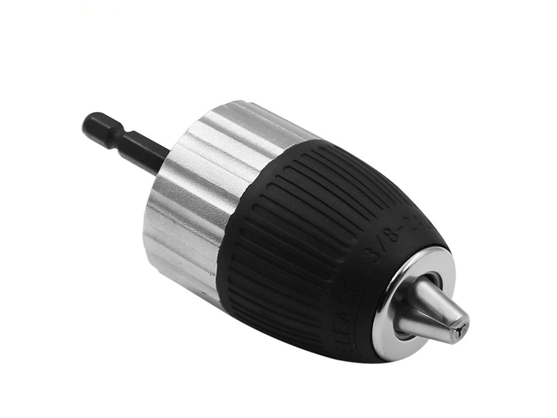 Mandril de furadeira sem chave de 1,5 a 13 mm, com travamento de 3/8" e impacto automático S/MARCA