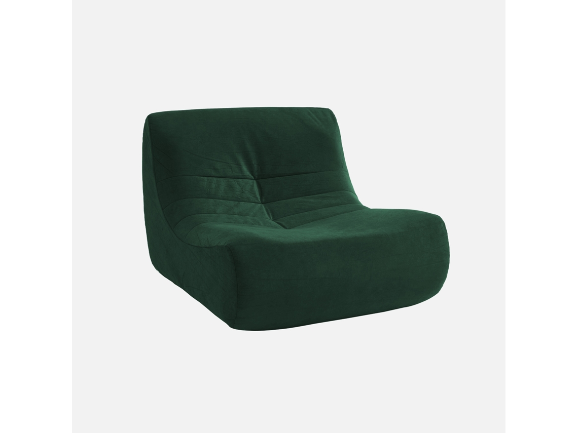 Módulo Para Sofá Modular Em Veludo, Verde