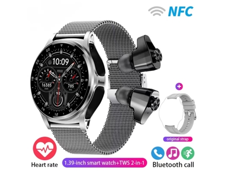 Smart Watch Modos Esportivos Multifuncionais Prata GODTVAGT