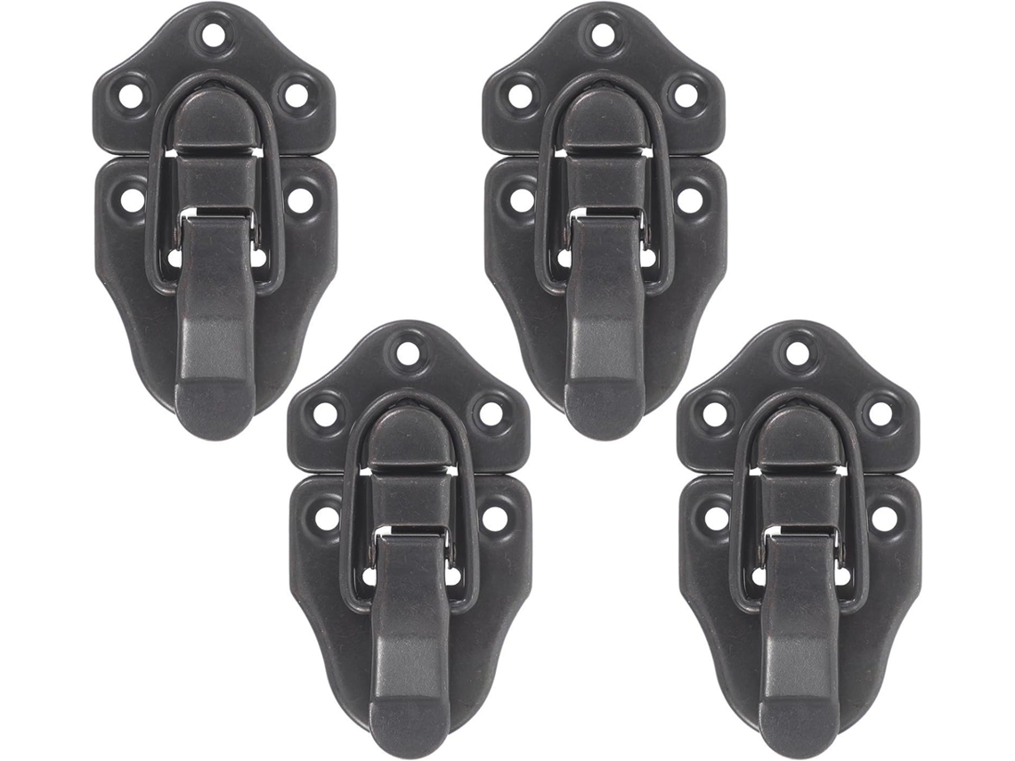 Conjunto De 4 Fivelas De Ferro Para Caixas Pequenas