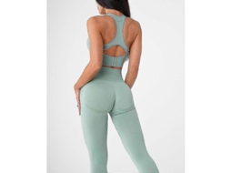 _calcinhas de Spandex Sem Costura Speckled Nvgtn Mulher Alta Cintura Leggings Academia Yoga