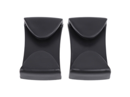 2pcs Grampos De Óculos De Esqui Para Capacete Fácil Instalação Fixador Inverno Esportes Preto