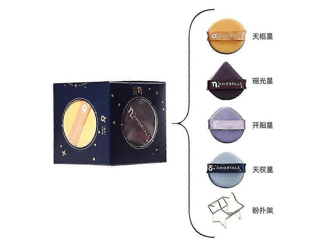 Pincel Para Corretivo Soft Air Cushion Puff, Esponja Redonda Para Maquiagem, Base Elástica Marshmallow, Pó Esponjoso Everley891