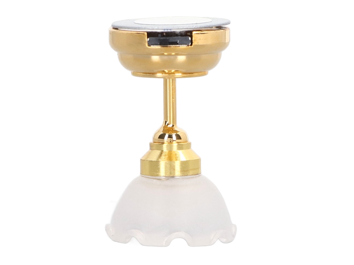 Lâmpada De Teto Miniatura Para Casa De Boneca 1:12 Com Led, Acessório De Decoração