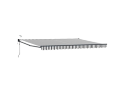 Conjunto 1 Toldo Elétrico Vidaxl Antracite Poliéster (4 × 3 M)