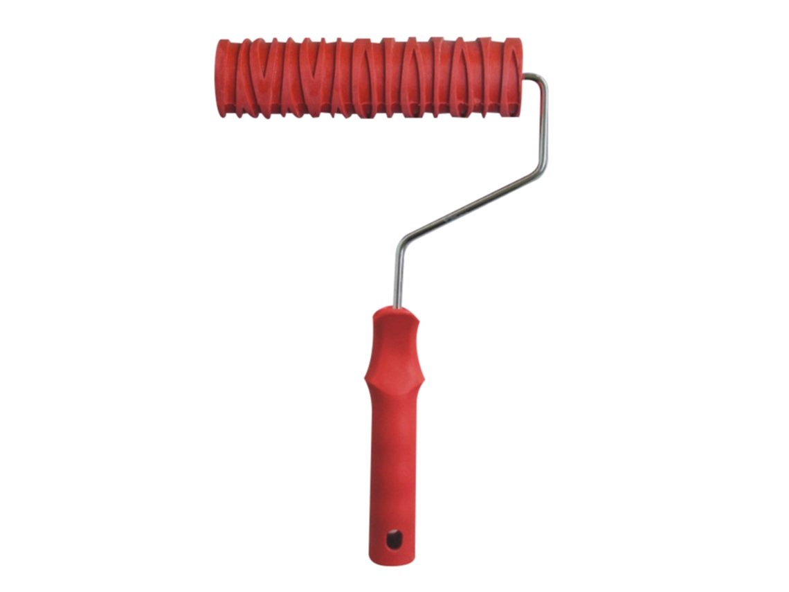 Rolo de Pintura Portátil de 2,13 M com Textura em Relevo para Decoração de Paredes. AQUAFORGE (7 Pés)