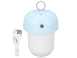 Humidificador Usb Portátil 300ml Com Luz Noturna Para Casa