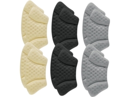 Protetores De Calcanhar Para Sapatos Femininos, 6 Pares De Esponja