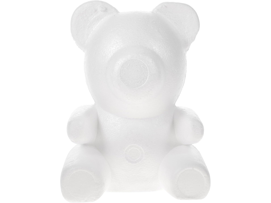 Faça Você Mesmo Um Urso De Espuma Para Decoração De Parede.