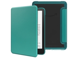 Capa Panoona Para Kindle Paperwhite 7 Polegadas 2024 Pu Leather Hard Shell Verde