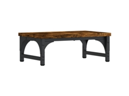 Monitor Stand, Monitor Stands Vidaxl Marrom Madeira Processada (37 X 23 X 14 Cm)