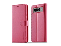 Capa De Couro Com Textura De Bezerro Horizontal Lc.imeeke Para Google Pixel 7 Pro