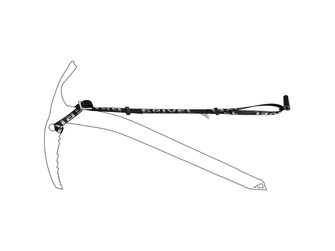 GRIVEL Coleira Long Leash Evo Prateado