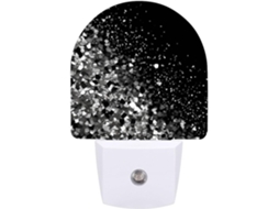 Luminária De Parede Quarto, Banheiro, Corredor, Luz Noturna, Com Design Brilhante, Branco E Branco, Com Sensor
