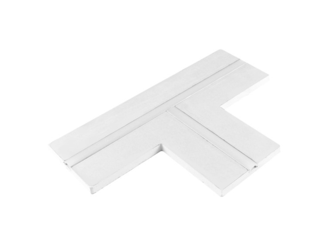 Perfil T de alumínio integrado para luminárias LED Gesso com placa de papelão oculta