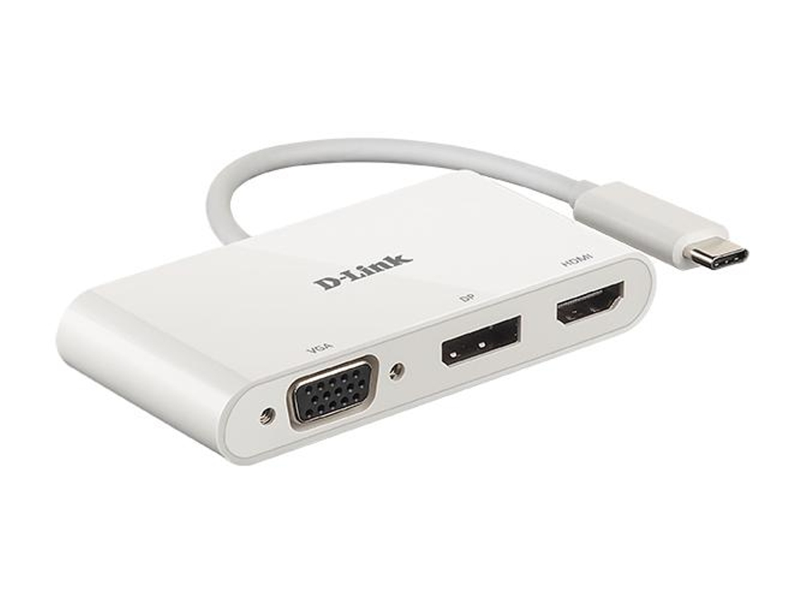 Dlink Hub Usbc T 1 Hdmi Displayport Vga Branco
