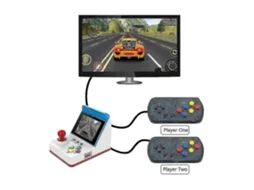 Novo Mini Arcade Video Game Console de Presente Infantil Brinquedos 8 Bits Handheld Suporte Tv Built in 360 Retro Games GOKOCO (com Duas Alças)