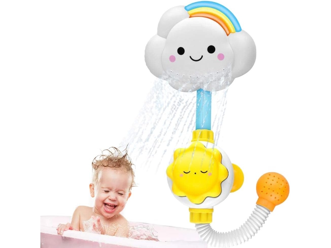 Brinquedo de Banho para Bebé com Função Jato de Água, Design Fofo Nuvem, Ideal para Crianças, Educativo, Durável STELASPLEN