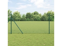 Vidaxl Cerca De Arame Soldado 5000 X 140 Cm Verde