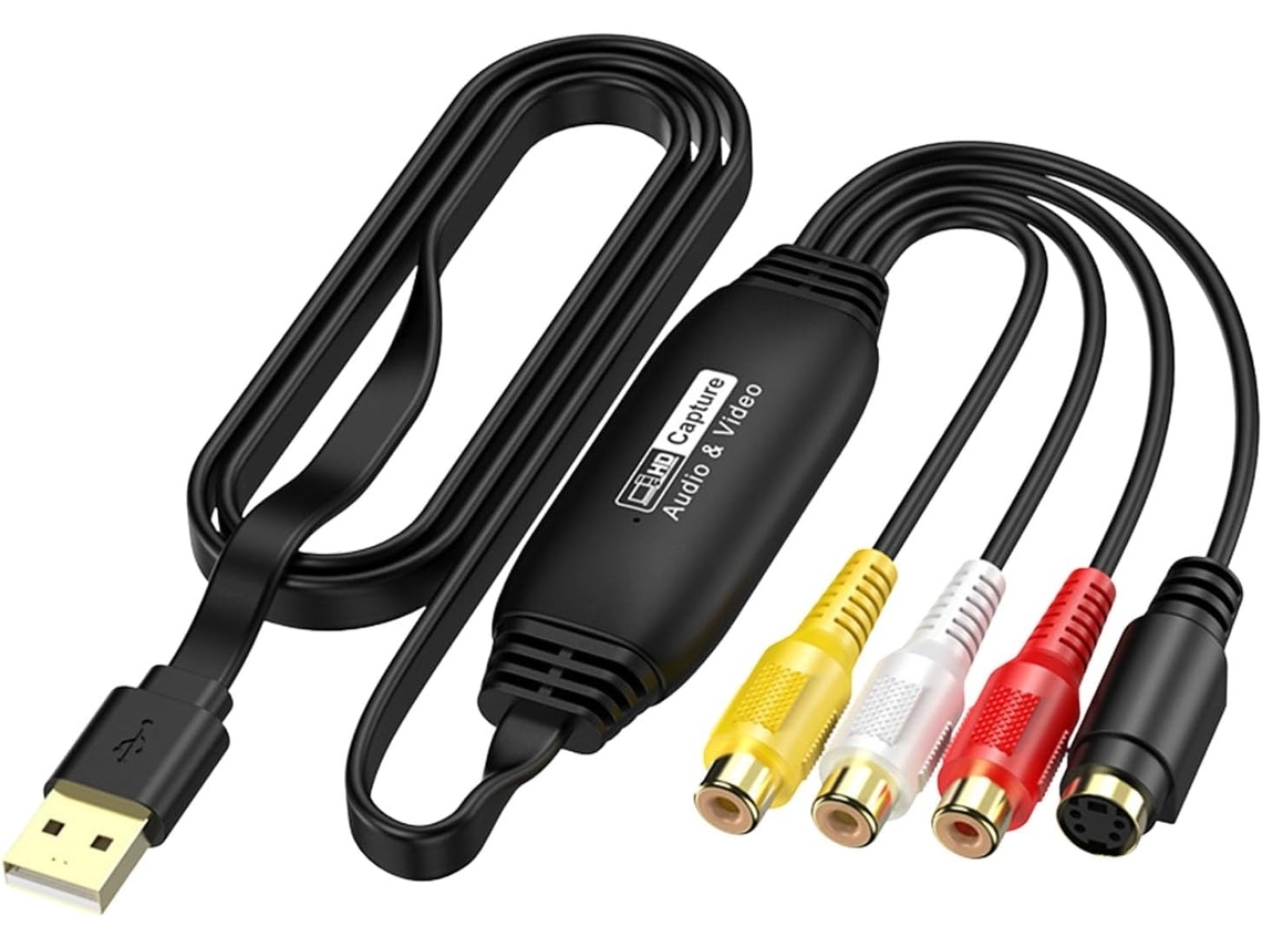 Placa De Captura De Vídeo Usb Para Conversor Analógico Digital,