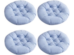 Almofadas Redondas Jorzer Para Cadeiras, 10x 35cm, Almofadas De Chão Para Adultos, Almofada De Chão Redonda E Grossa