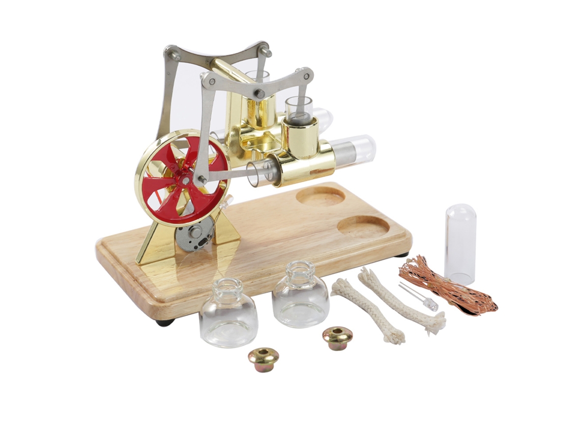 Kit Motor Stirling com Luz Led | S/MARCA