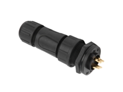 Laxiscreed Conector De Cabo À Prova De Água Com Rosca De 4 Polos Para Ligações Seguras