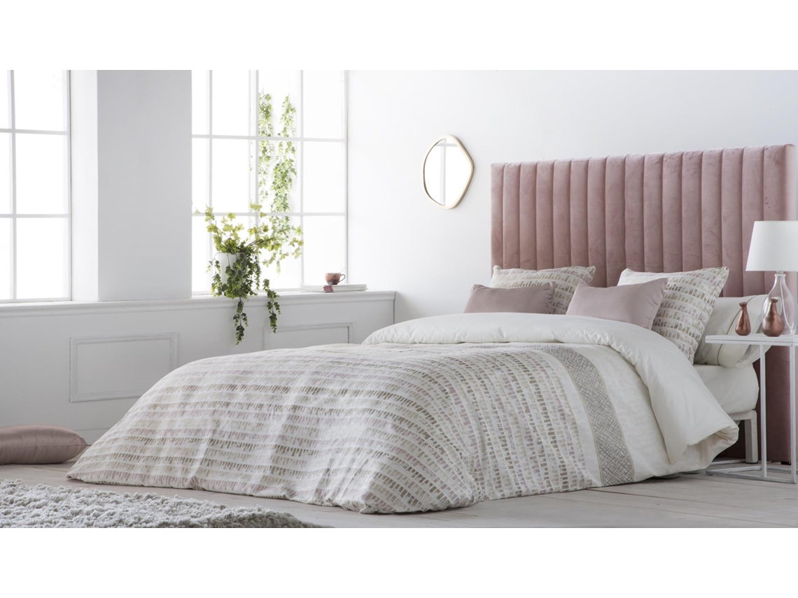 Edredão JVR Jade (Poliéster - Rosa - 135 cm)